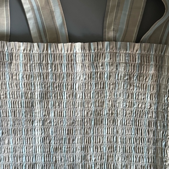 UNIQLO Smocked Striped Crop Sleeveless Top - SIZE M - Picture 6 of 10